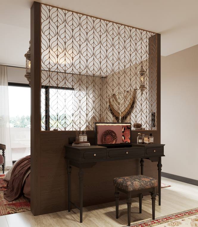 Moroccan Apartment — master bedroom