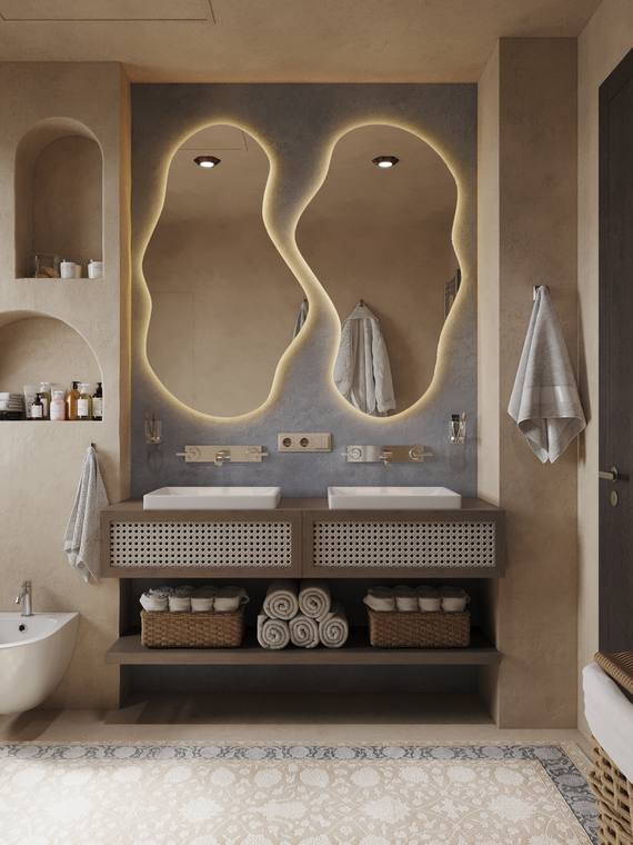 Moroccan Apartment — bathroom 3