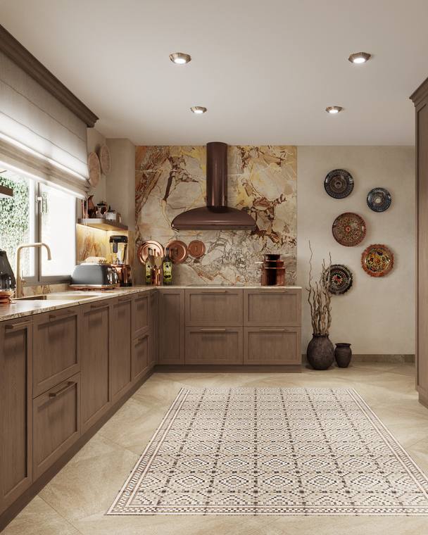 Moroccan Apartment — kitchen