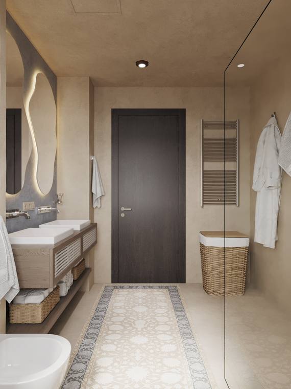 Moroccan Apartment — bathroom 3