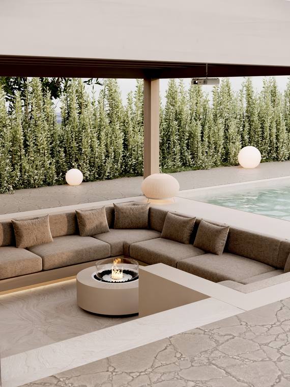 Marbella Villa — terrace & pool