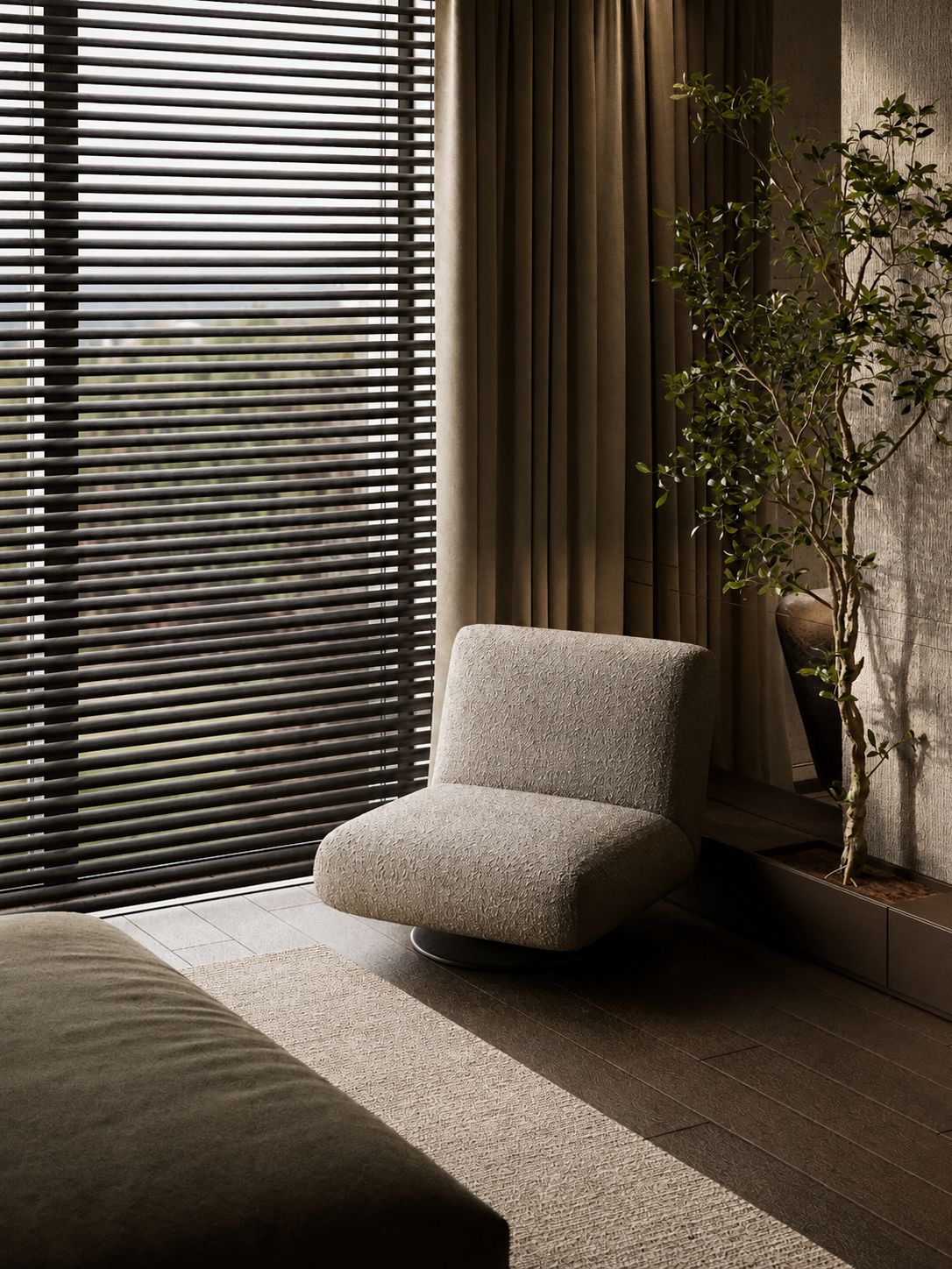 Armchair by the window, Marbella Villa