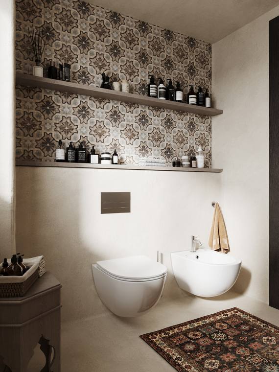 Moroccan Apartment — bathroom