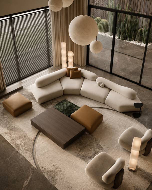 Marbella Villa — living room
