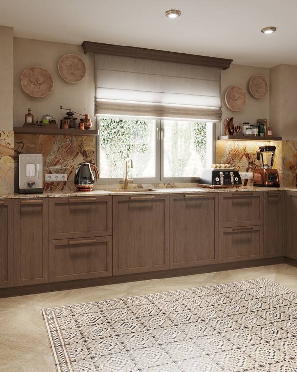 Moroccan Apartment — kitchen
