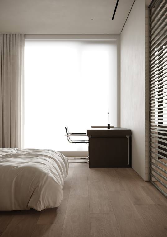 Lugano Apartment — bedrooms & study