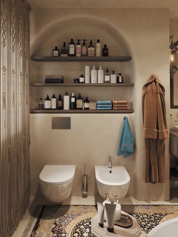 Moroccan Apartment — bathroom 2