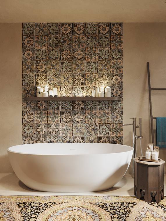 Moroccan Apartment — bathroom 2