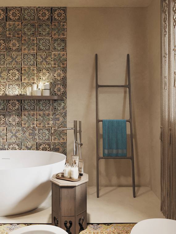 Moroccan Apartment — bathroom 2