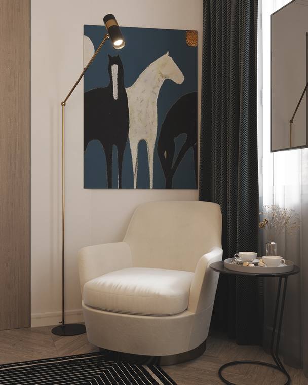 Madrid Apartment — guest bedroom