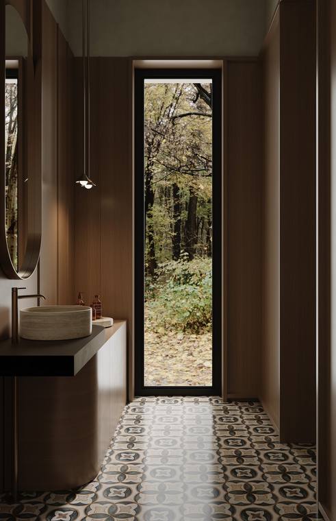 Japanese-Inspired Apartment — bathroom
