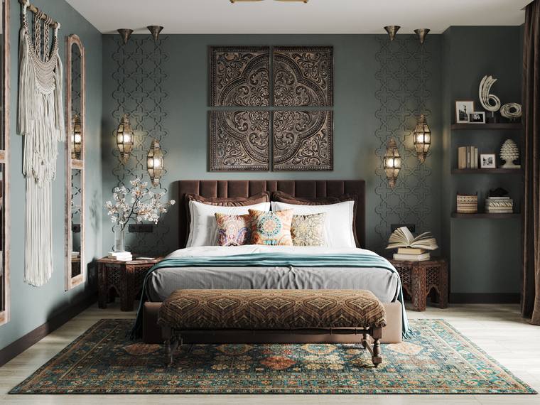 Moroccan Apartment — bedroom 3
