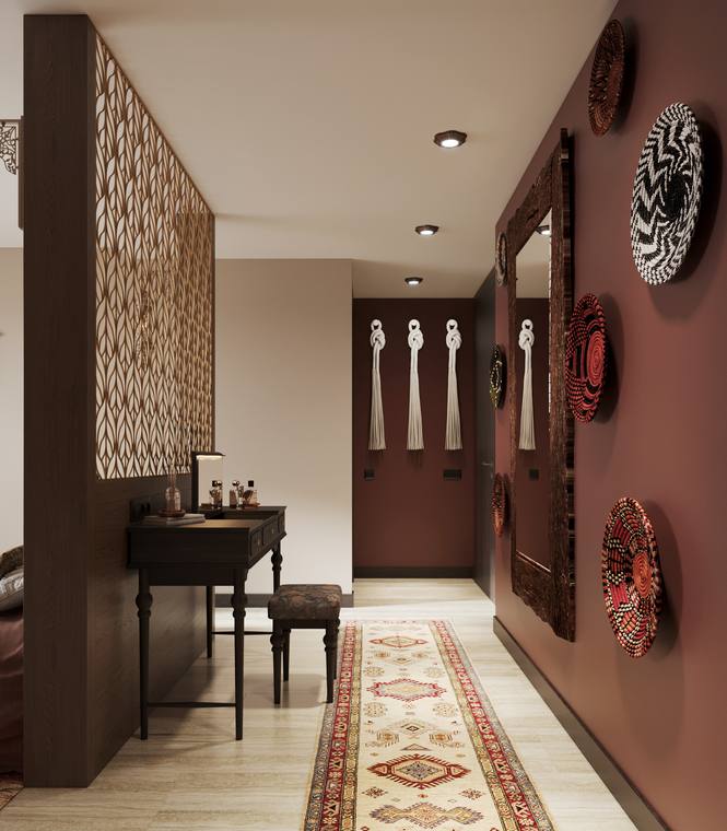 Moroccan Apartment — master bedroom