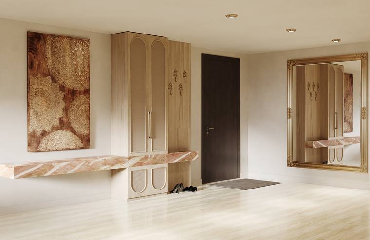 Moroccan Apartment — living & dining room