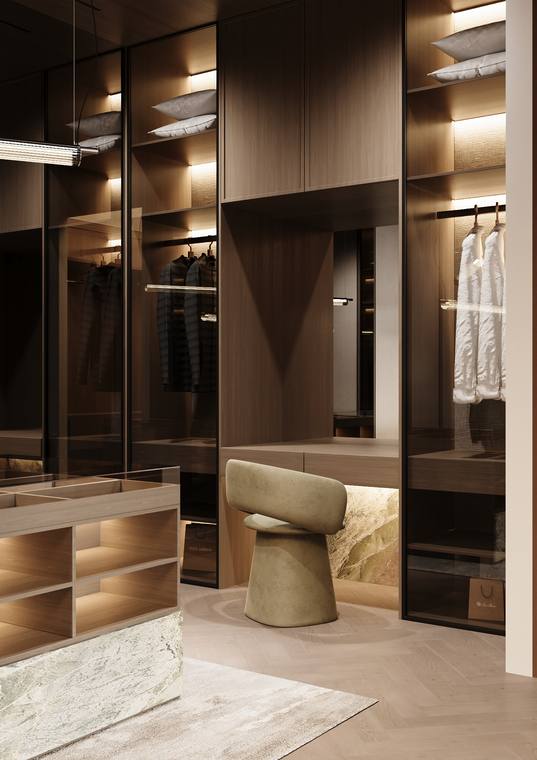 Marbella Villa — walk-in wardrobe