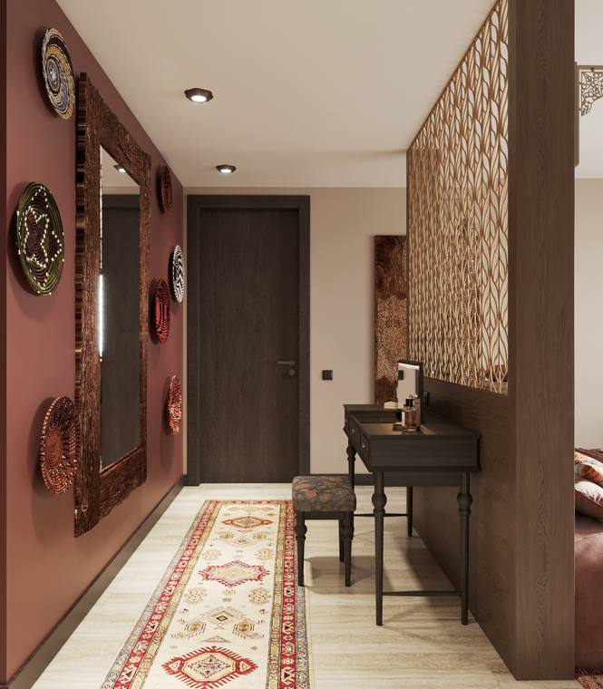 Moroccan Apartment — master bedroom