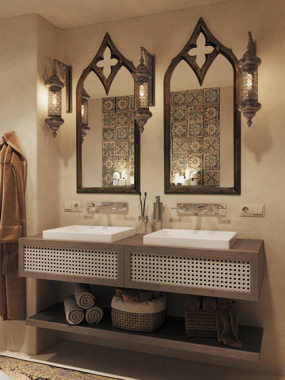 Moroccan Apartment — bathroom 2