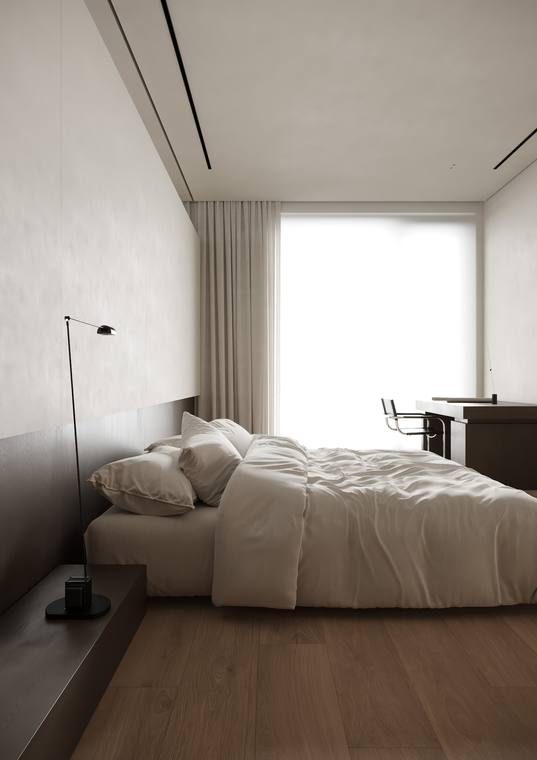 Lugano Apartment — bedrooms & study