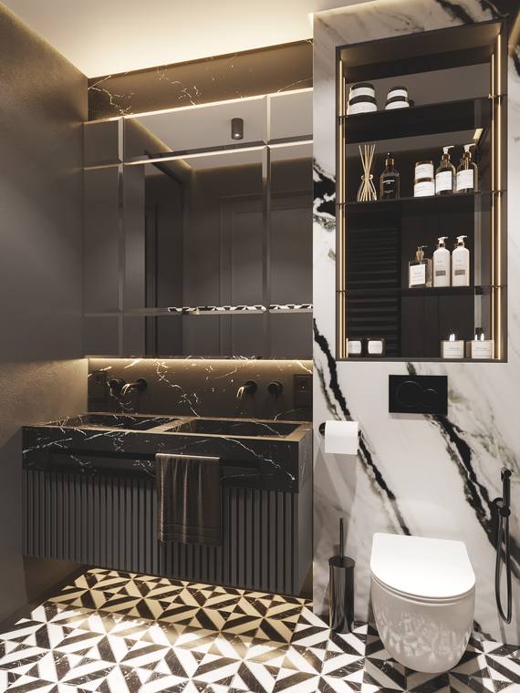 Madrid Apartment — bathroom