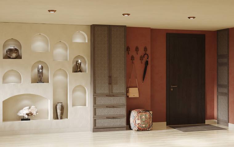 Moroccan Apartment — living & dining room