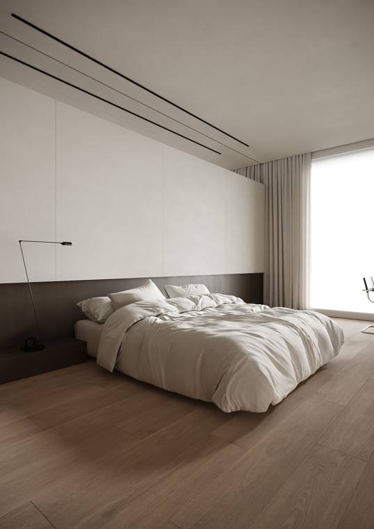 Lugano Apartment — bedrooms & study